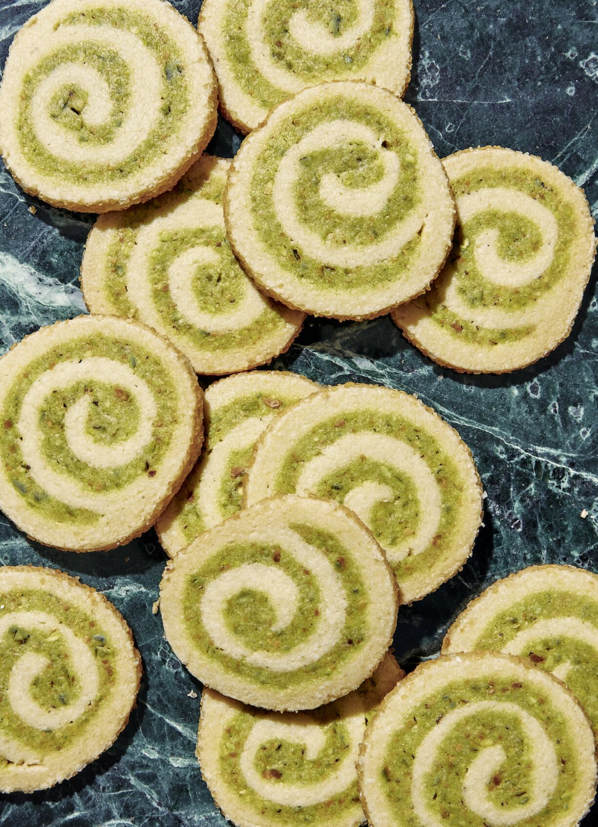 Pistachio pinwheels